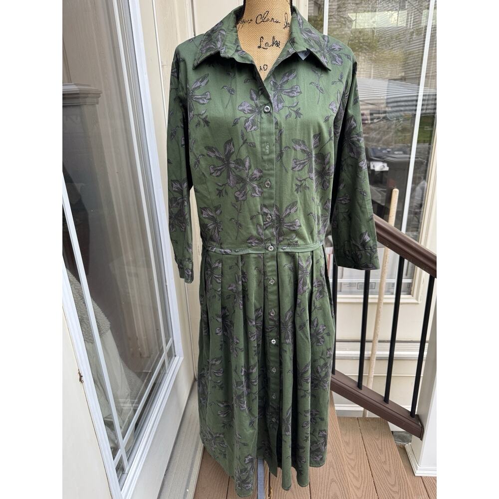Samantha Sung Audrey Button Shirt dress 14 (dr300